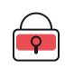 Secure account icon.