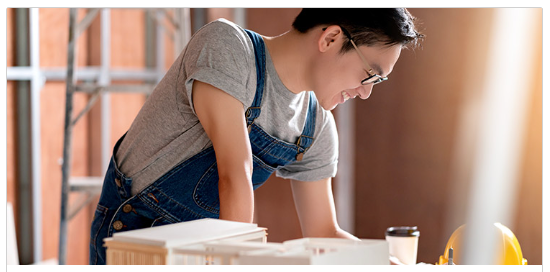 A man working on a construction project
